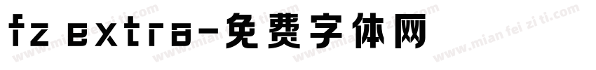 fz extra字体转换